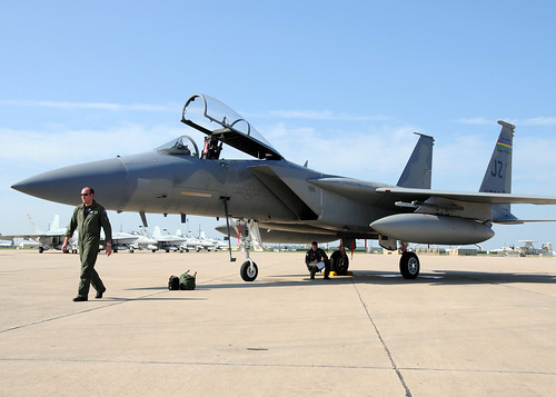 Louisiana Air National Guard 159th Fighter Wing deliver McDonnell Douglas (now Boeing) F-15 