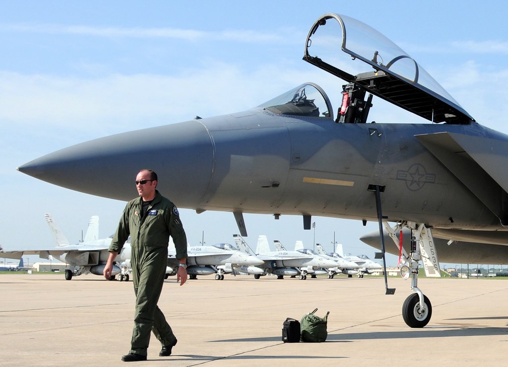 : Louisiana Air National Guard 159th Fighter Wing deliver McDonnell Douglas (now Boeing) F-15 