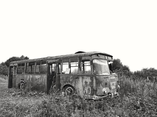 old forgotten bus ©  Sergei F