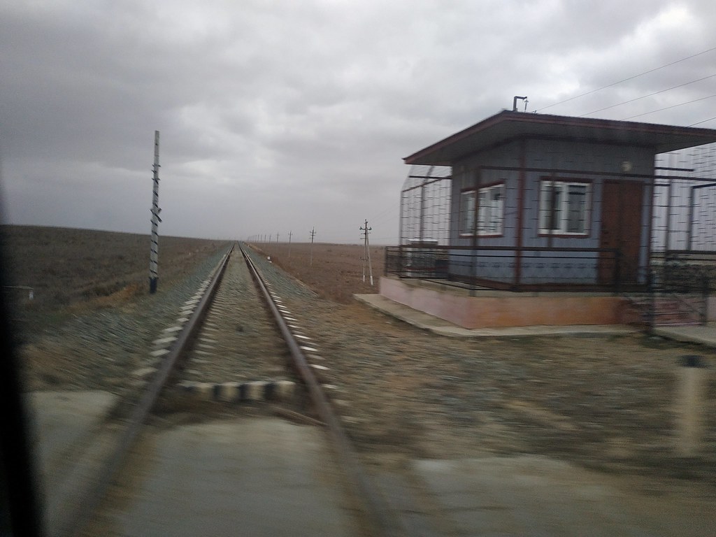 : RZD Yandyki - Port Olya railway 2020-02