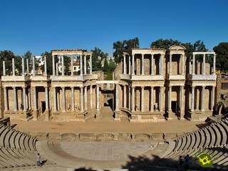 Roman Theatre and Amphitheatre in Merida, Badajoz