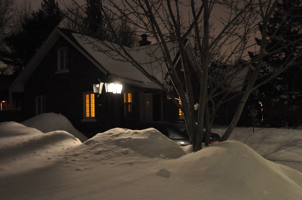 : Nuit d'hiver `a Montr'eal