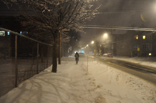 Pendant la temp^ete de neige `a Montr'eal ©  abdallahh