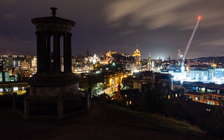 Edinburgh cityscape from Calton Hill