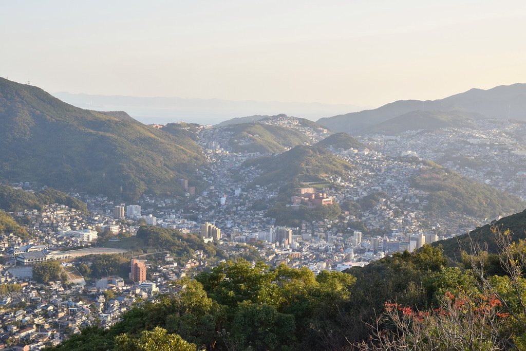 : Nagasaki view from the hills
