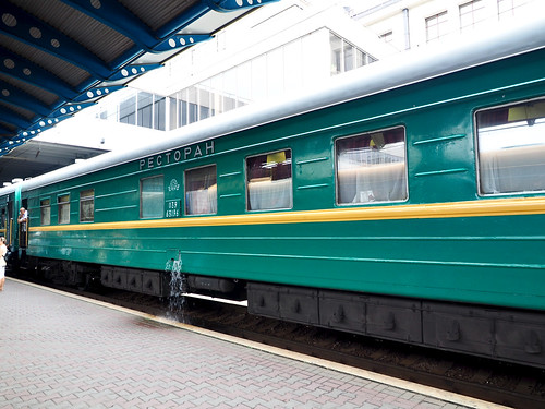 Moldovan Railway Restaurant Car ©  Clay Gilliland