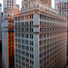 Wrigley Building in sunset