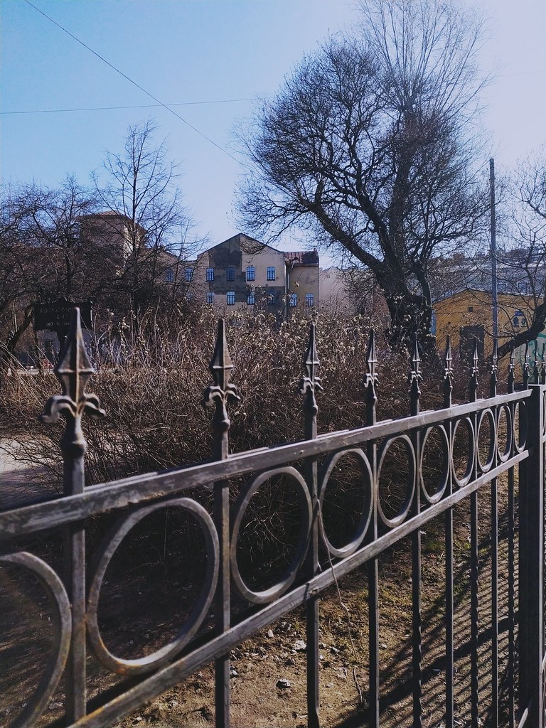 : -,   () , Saint Petersburg, Vvedensky (Pushkarsky) garden fence