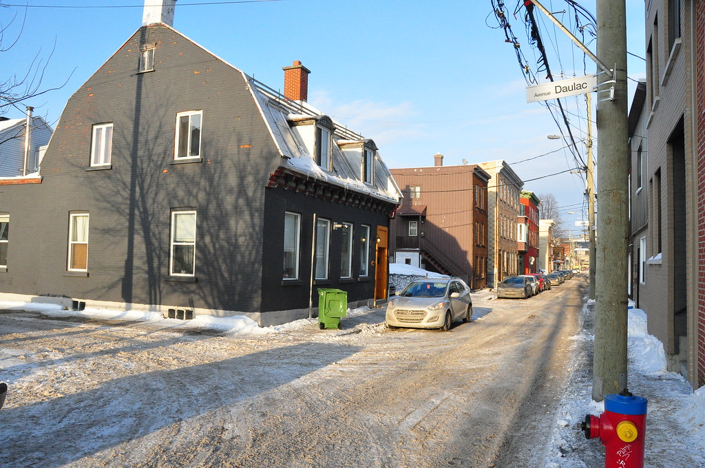 : Avenue Daulac en hiver