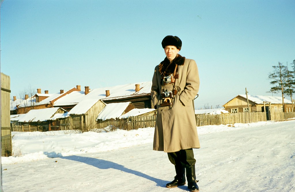: Joe Neubert traveling in the USSR, early 1950s
