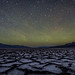 Airglow and Wispy Clouds Over Badwater Salt Flats