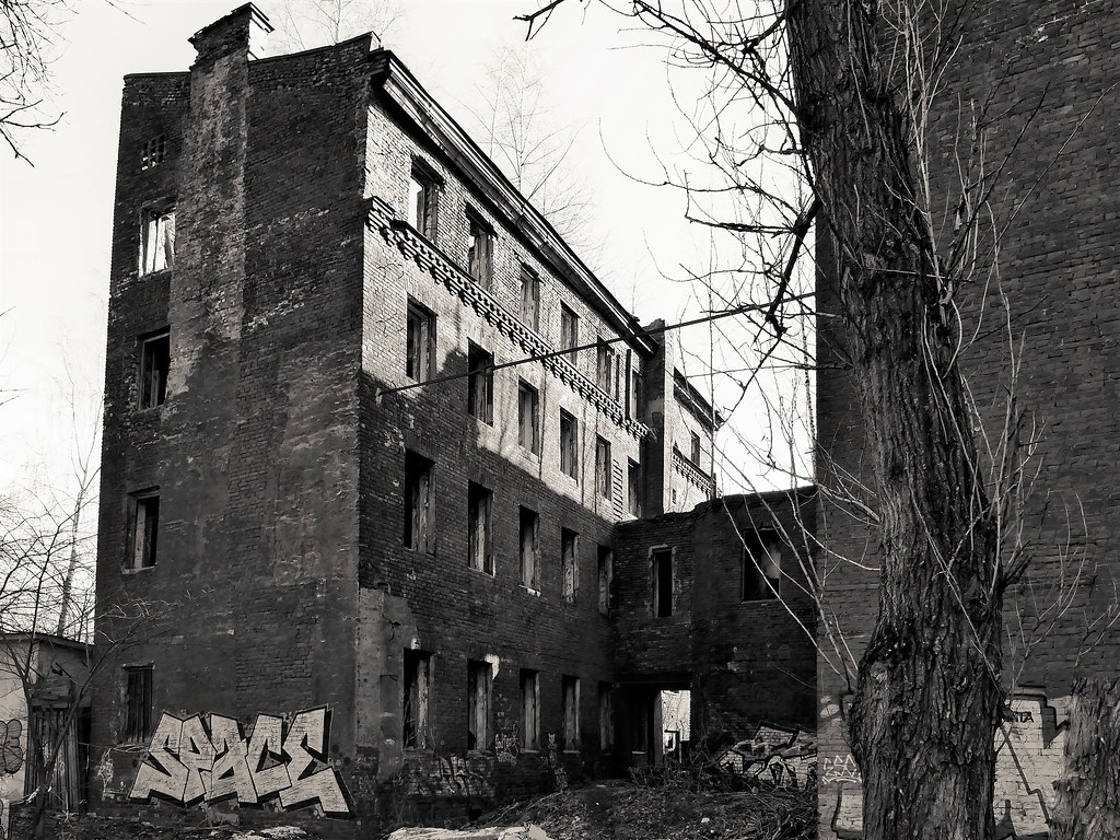 : St. Petersburg. The old abandoned factory_