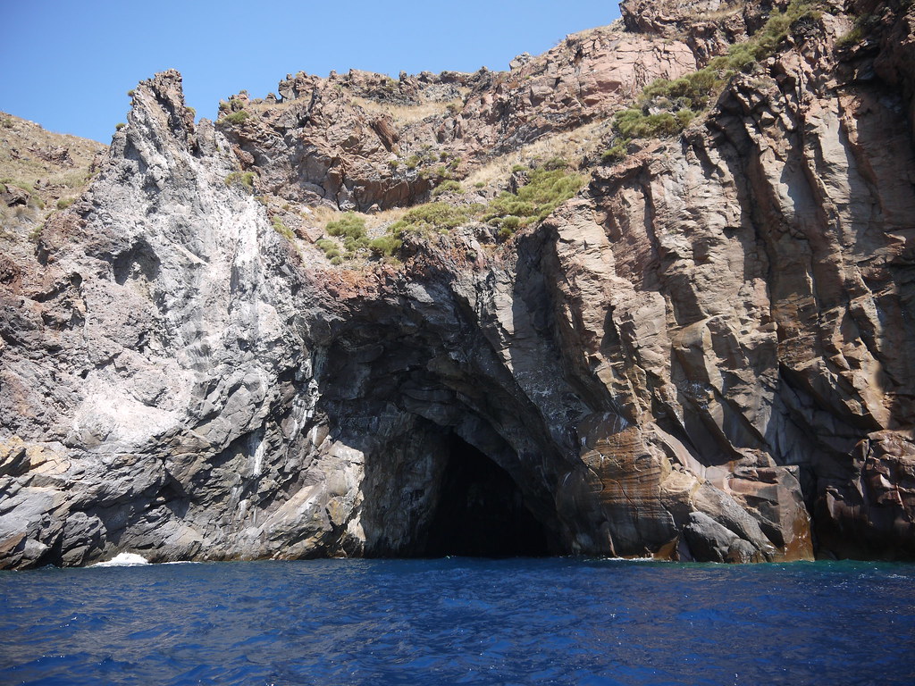 : Cave on Vulcano island