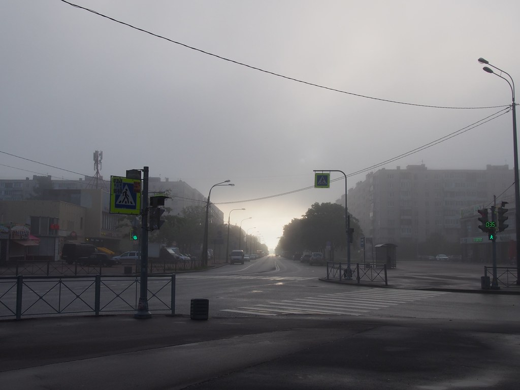 фото: Туманное утро в Купчино