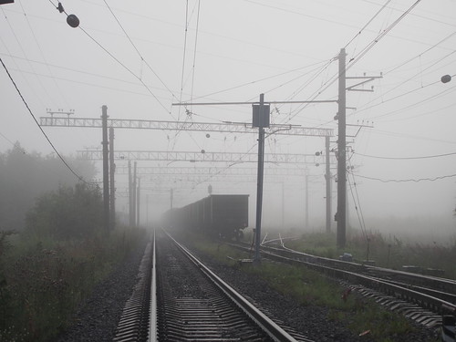 Железная дорога недалеко от станции Купчинская ©  Liendain
