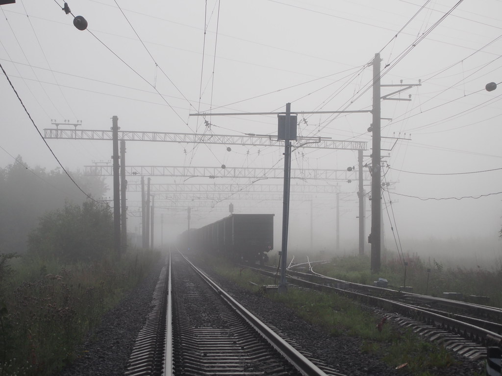 фото: Железная дорога недалеко от станции Купчинская
