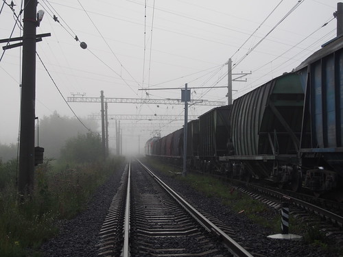 Железная дорога недалеко от станции Купчинская ©  Liendain
