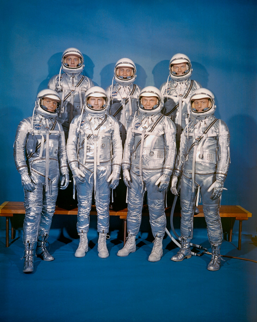 фото: First group of astronauts announced by NASA for the Mercury Program