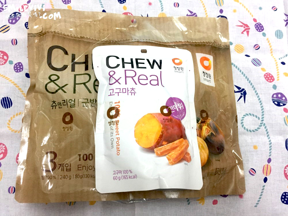 食記∥韓國清淨園CHEW & REAL(츄앤리얼) 100%零添加乾栗子(군밤)、乾地瓜條(고굼마츄)