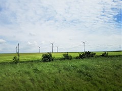 France - Wind turbines near Conchil-le-Temple