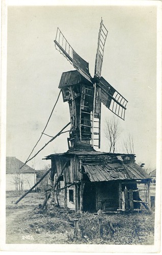 WW1 Feldpost postcard - old windmill in Kowel ©  Sludge G