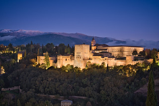 Alhambra and Blue Hour