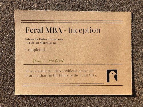 FMBA inception certificate ©  foam