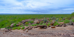 Floodplains and savannah woodlands as seen from Nawurlandja, Kakadu National Park, NT, Australia