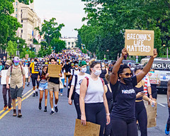 2020.06.03 Protesting the Murder of George Floyd, Washington, DC USA 155 50207