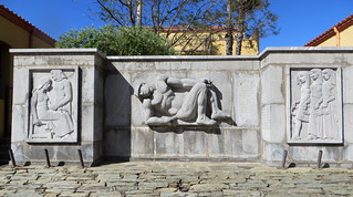 Monument aux Morts, Aristide Maillol, Banyuls-sur-mer, Côte Vermeille, Roussillon,Pyrénées-Orientales, Occitanie, France.