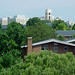 James Madison University, viewed from Warren Hall patio