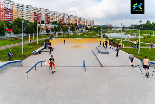2019 - Бетонный скейт парк в Тольятти | Concrete skatepark in Togliatti ©  fkramps