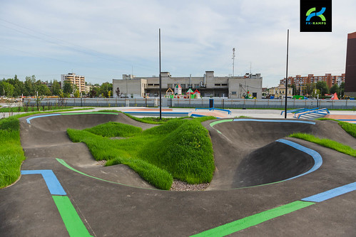 2020 -        | Concrete skatepark and asphalt pumptrack in Tosno ©  fkramps