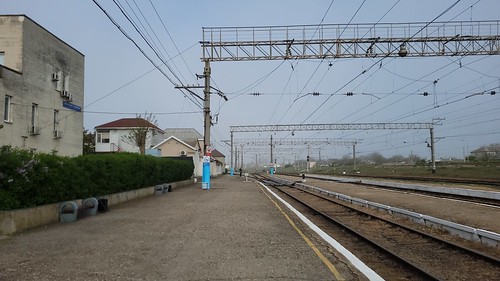 KZD Eupatoria-Tovarnaya station 20210507_081451 ©  trolleway