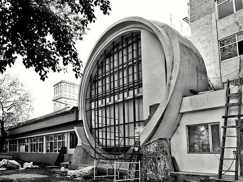Garage Gosplan. Built in 1936. Restoration. ©  Audire Silentium