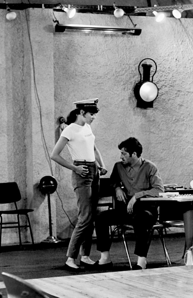 : Jean-Paul Belmondo & Anna Karina @ Pierrot Le Fou, 1965