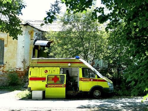 Yellow ambulance ©  Sergei F
