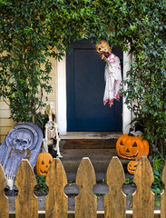 Halloween door