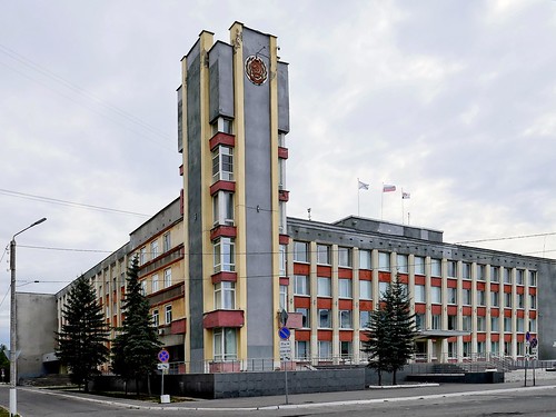 Tower with Soviet coat of arms ©  Sergei F
