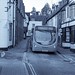 Wide Bus Narrow Street Aylesford Village Kent