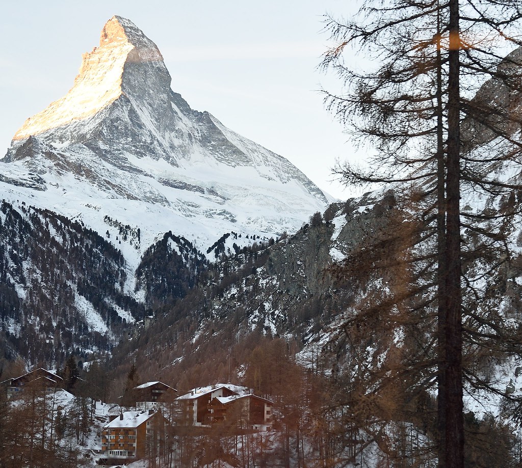 : Matterhorn as photographed from the Gornergrat railway