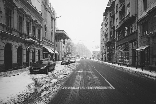 snowfall in Stari Grad ©  Tony