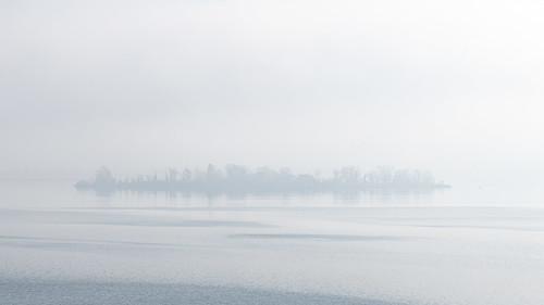 Insel Ufenau im Nebel ©  kuhnmi