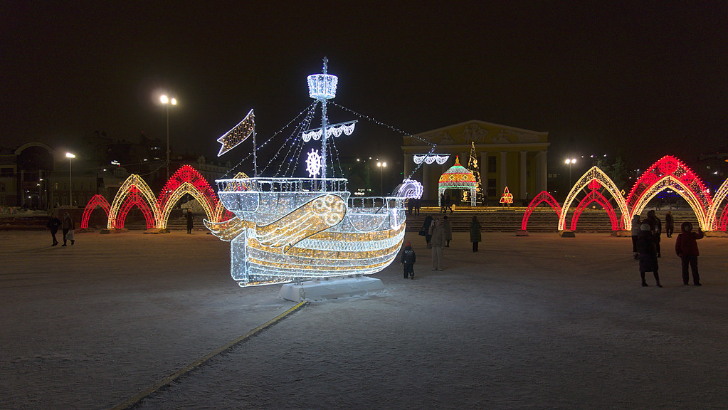 фото: Christmas in Cheboksary, December, 2021