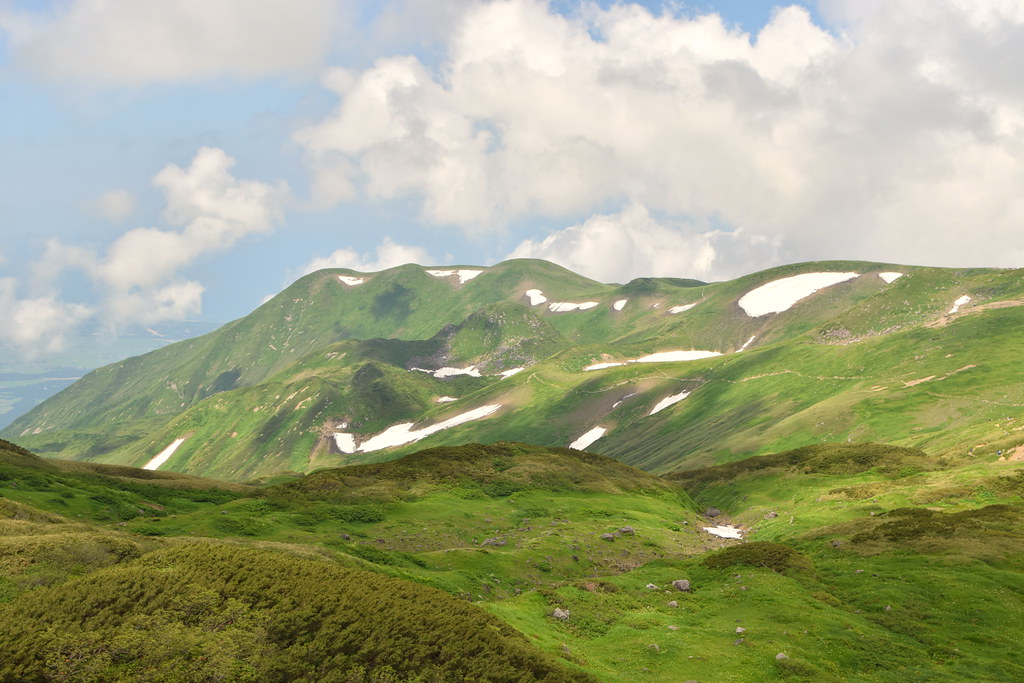 : Mount Chokai green hills