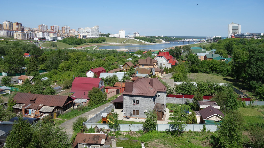 : Hot summer in Cheboksary, July, 2021