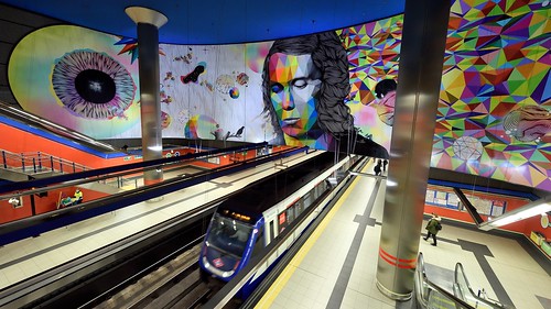 Madrid Metro at Paco de Luc'ia station ©  Tim Adams