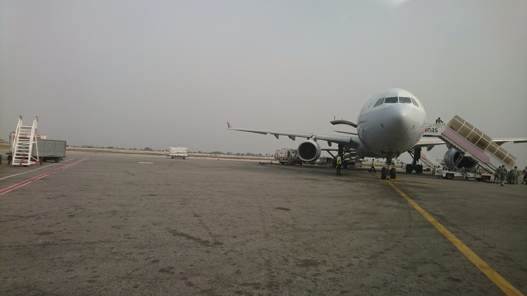 : A330 de Brussels Airlines `a Abidjan
