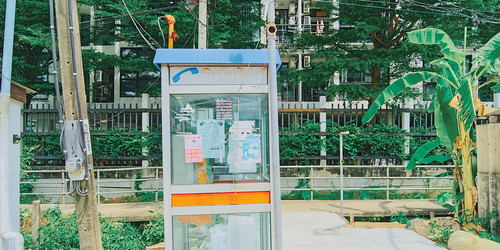 Phone booth ©  Tony