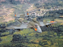 1:72 De Havilland DH.100 'Vampire' FB.56; 'CA 324/D', Royal Ceylon Air Force (RcyAF; රාජකීය ලංකා ගුවන් හමුදාව / ராயல் சிலோன் விமானப்படை) Jet Squadron; Katunayake AB (Colombo, Sri Lanka), during the JVP Insurrection, April 1971 (What-if/Heller kit)
